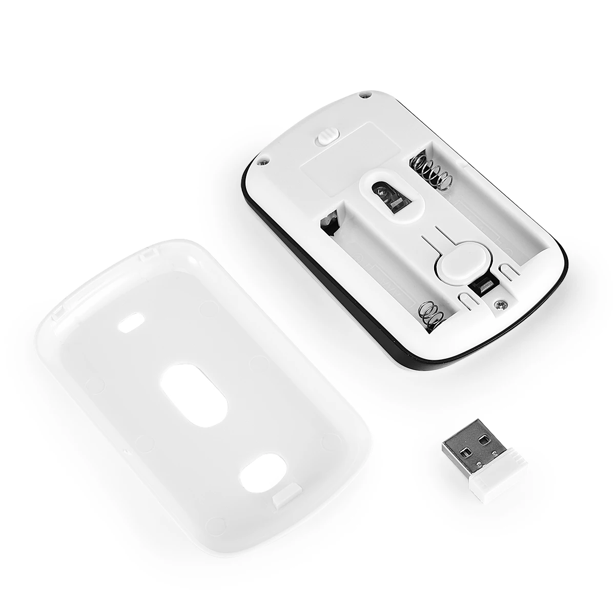 2 4G беспроводная мышь Полная сенсорная оптическая креативная 1600 dpi Мышь для ПК MAC