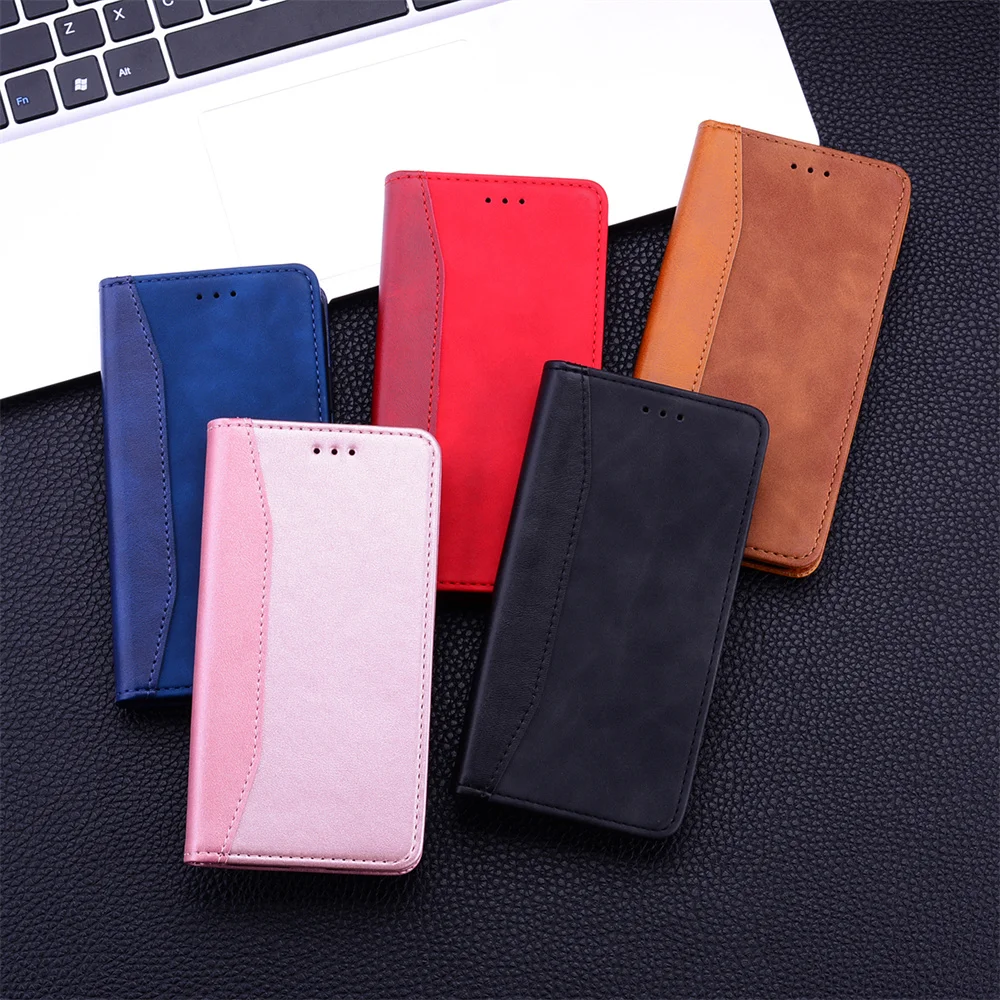 

Leather Case Cover for Redmi Note 10 4g 9T 9 Pro 8T Flip Cases for Xiaomi Mi 10T Lite Poco X3 NFC Card Holder Full Body Protect