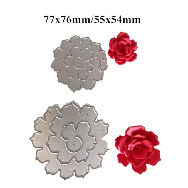 7.7x7.6cm Ufurty металлический Трафаретный вырубной штамп красивый орнамент рождественские поделки, скрапбукинг марки ремесло тиснения высечки делая Шаблон трафарет - Цвет: 7.7x7.6cm