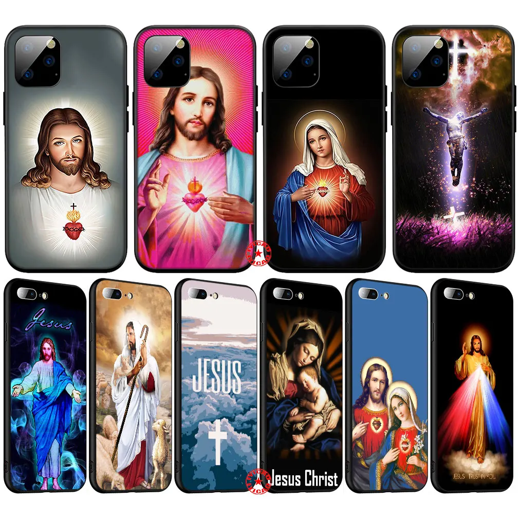 

Чехол IL47 для телефона с изображением Иисуса Христа для iPhone X XS XR 5 5S SE 6 6S 7 8 11 12 13 Pro Max Mini Plus