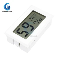 mini blackwhite lcd digital thermometer hygrometer indoor convenient temperature sensor humidity meter for greenhouse