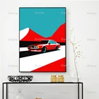 Постер BMW e24 серии 6, фотообои на холсте, Настенная картина для гостиной, Настенный декор, плавающая рамка