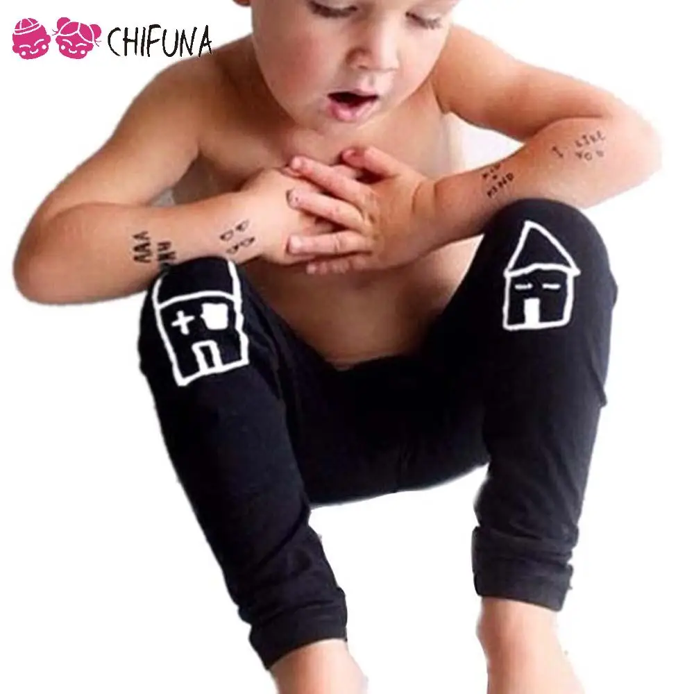 Хит продаж от 1 4 лет весна осень детские штаны для девочек и мальчиков хлопковые с