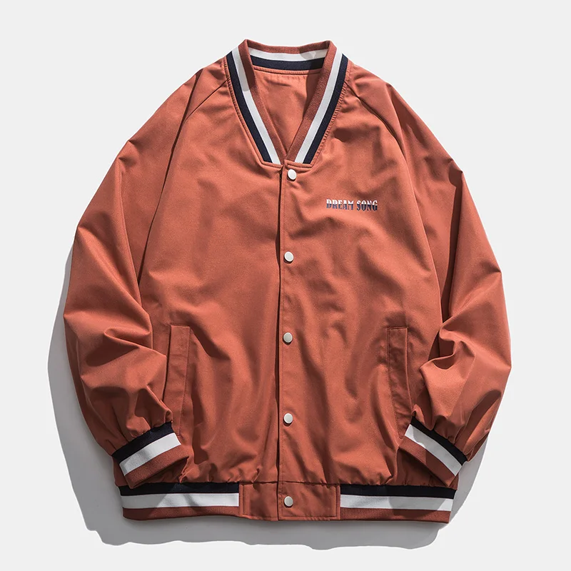 

Куртки, красивая осенняя куртка для мужчин, стильная одежда, Корейская стандартная модель, пальто большого размера d, бейсбольная форма с дл...