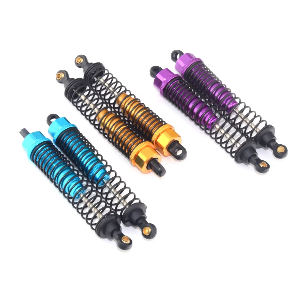 2x Регулируемый HSP 108004 08041 Алюминиевый Масляный амортизатор заполненный маслом