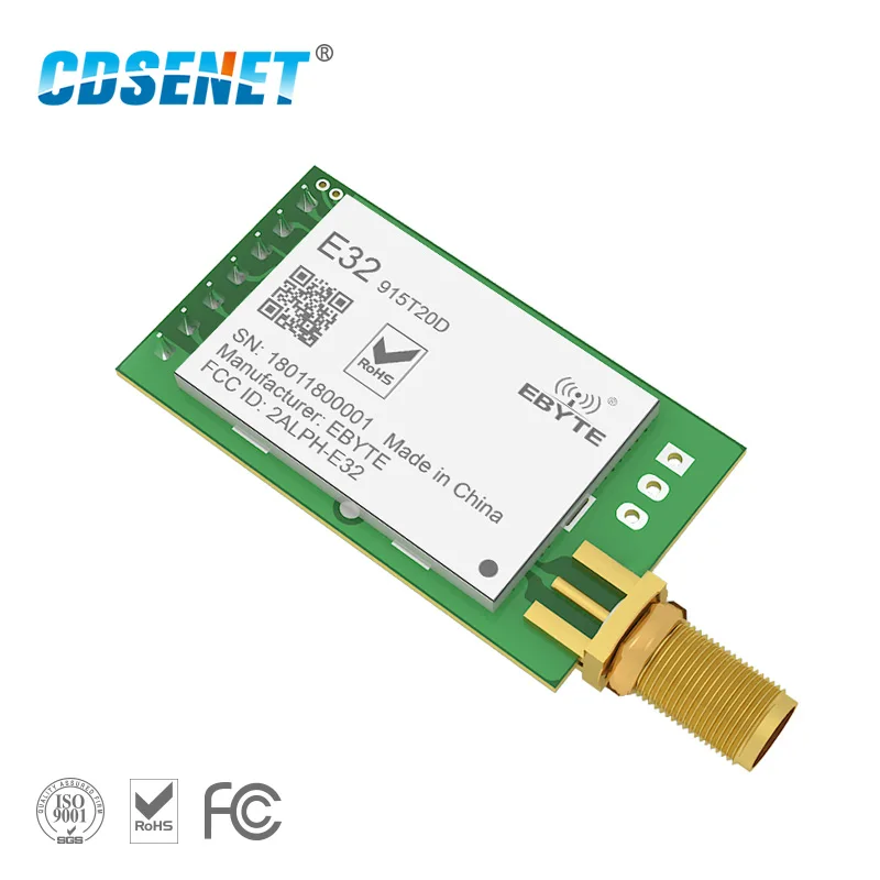 Беспроводной Радиочастотный приемопередатчик LoRa 915 МГц SX1276 дальнего радиуса