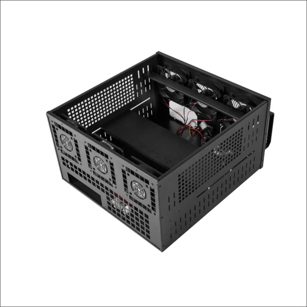 USB шахтерский корпус 6U PC серверная стойка Scrypt Asic Биткоин горная установка