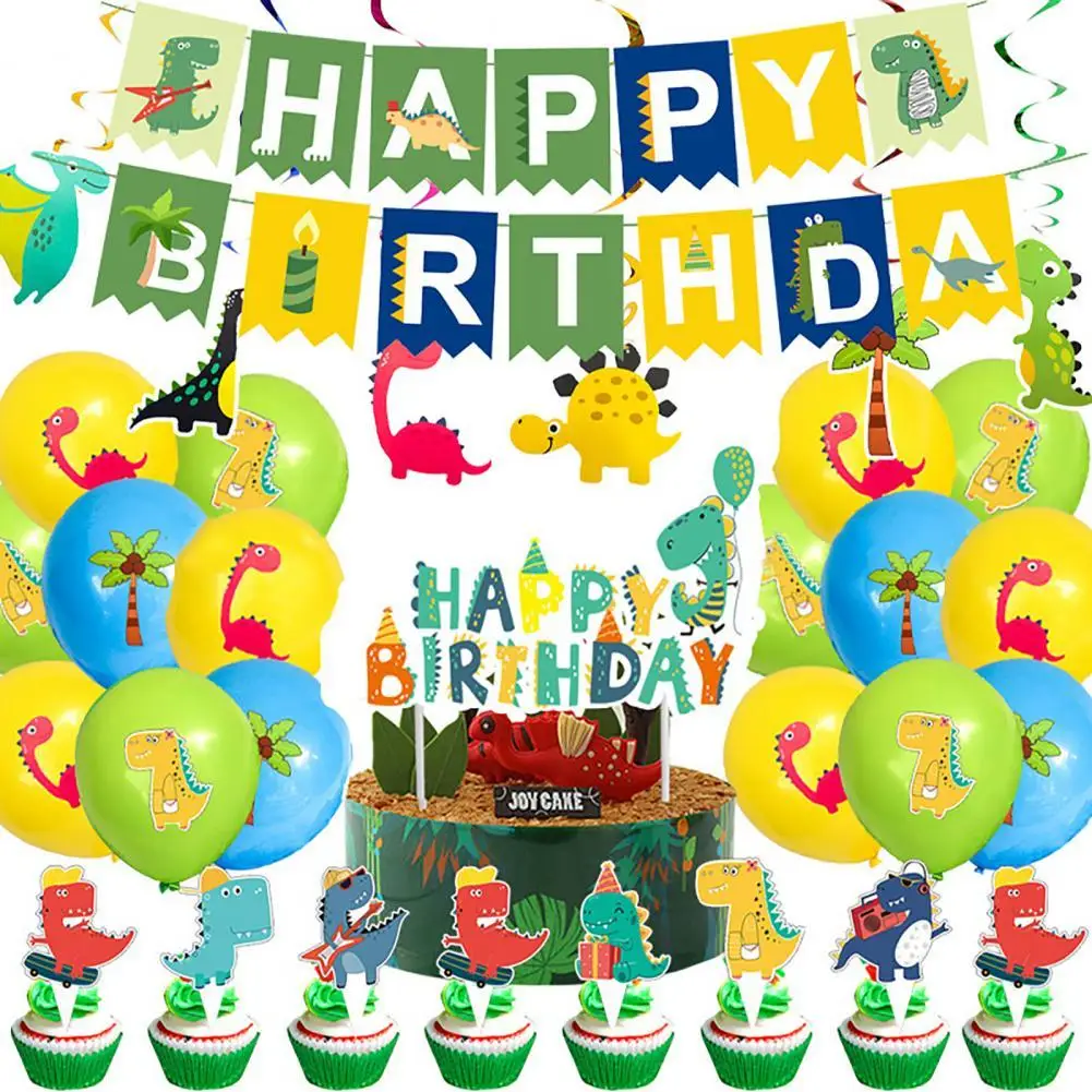 

Practical Party Cups No Deform Paper Parties Cake Topper Cutlery Disposable Tableware Party Banner 1 Set