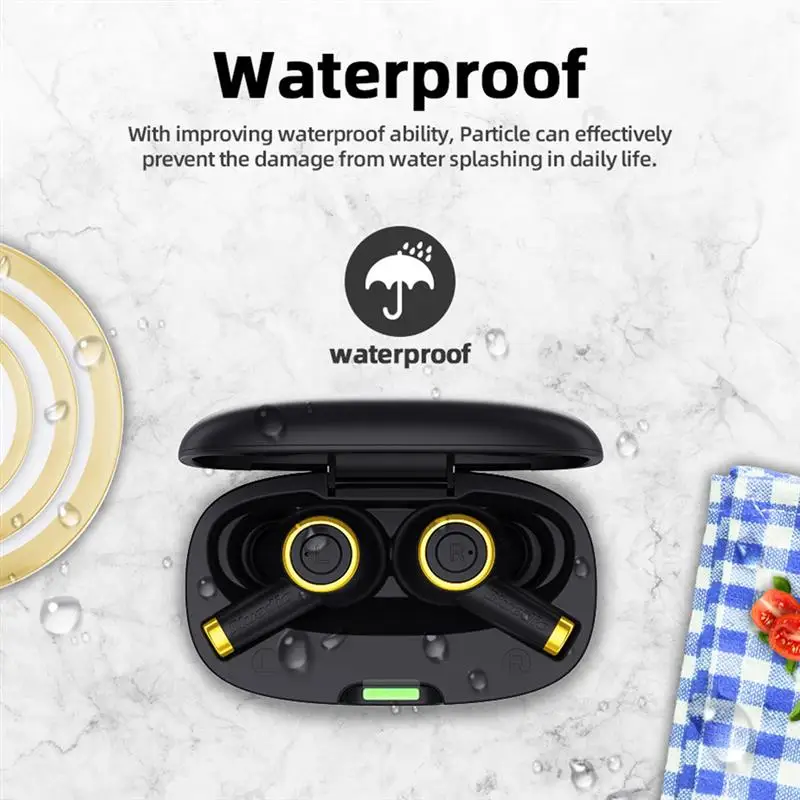 

Brand New Bluedio Earbuds Wireless Bluetooth 5.0 Waterproof Touch In Ear Headphone TWS Stereo Earphone For Sports Game Commute