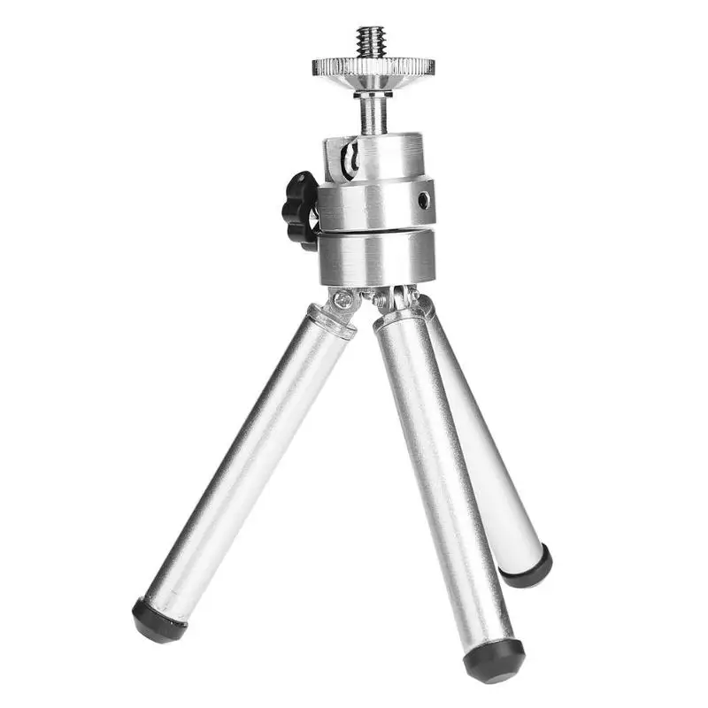 Adjustable Aluminum Alloy Desktop Mini Portable Tripod 3 Section Stand Holder for Projector Camera Phone High Quality | Электроника