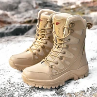 military tactical mens boots special force leather desert boot outdoor combat ankle boot men plus size 39 47 winter snow boots