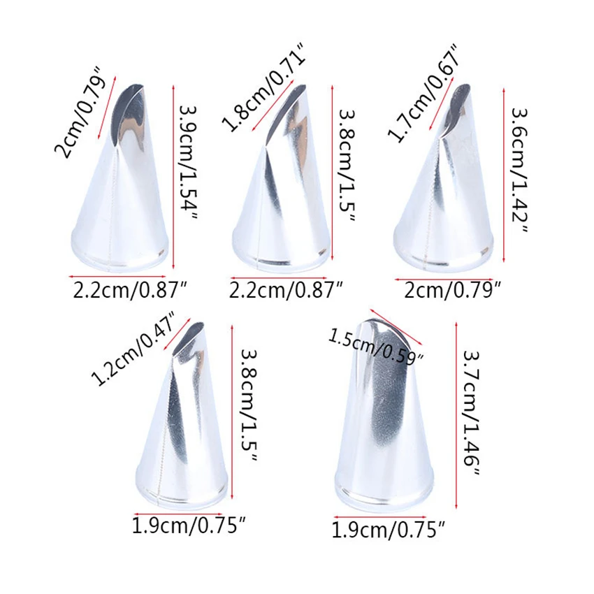 5 шт./компл. Нержавеющая сталь для рукоделия с цветочным принтом розы глазури