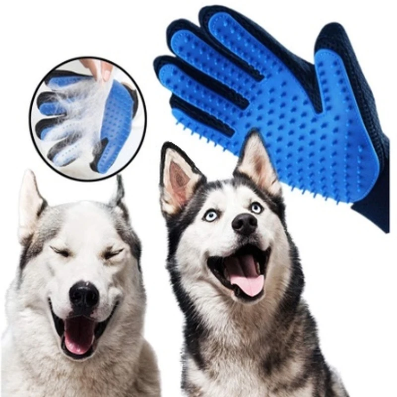 Массажные перчатки для чистки домашних животных купания удаления шерсти у кошек