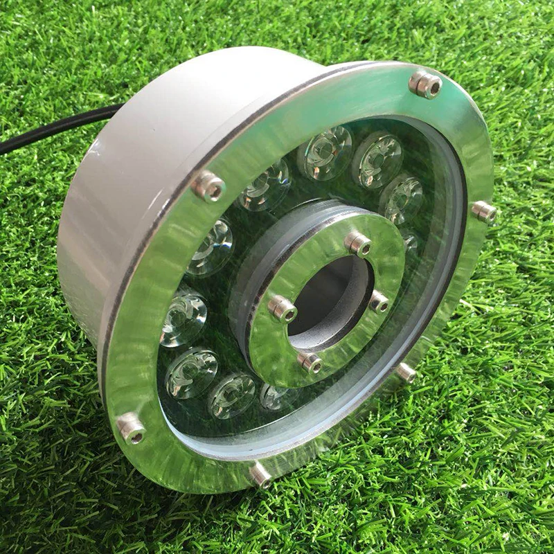 Алюминиевая нержавеющая сталь подводный IP68 Водонепроницаемый AC DC24V 12V фонтан