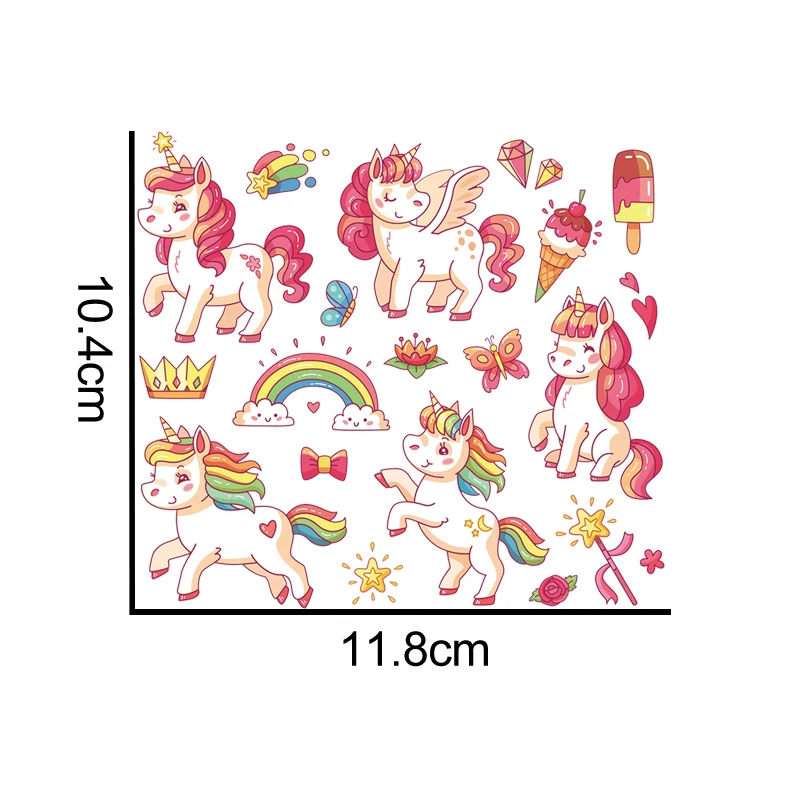 Детские модные наклейки для одежды с героями мультфильмов нанесение одной