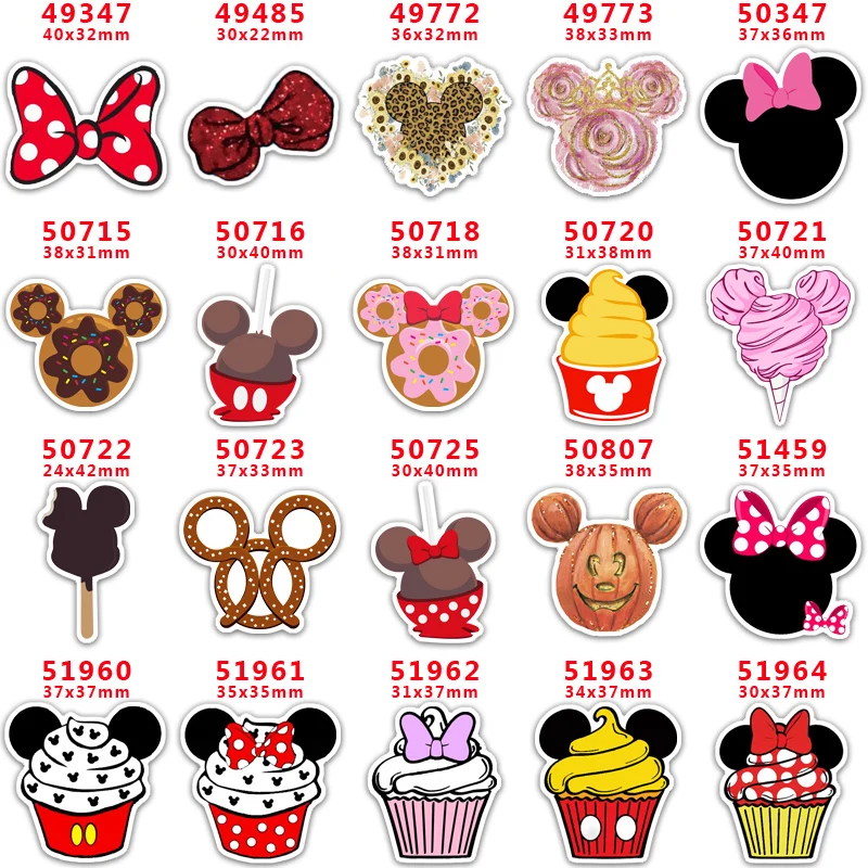 

Товары для рукоделия, Швейные аксессуары, мультяшная еда, печатная плоская смола, форма, 30 шт. PR-49347