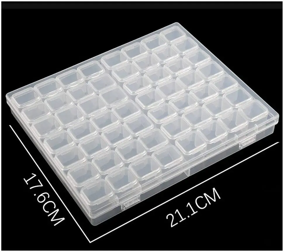 Органайзер для алмазной живописи 56 ячеек | Дом и сад