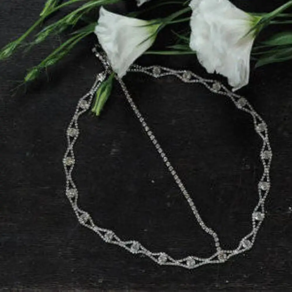 Модные роскошные украшения для волос со стразами невесты индийский свадебный