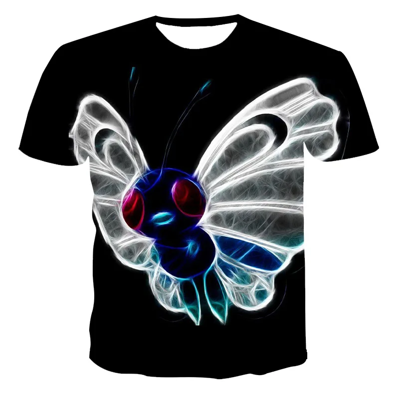 

New 3D print men's and women's new insect T-shirt short sleeve children's top in 2021 summer hip hop cool T-shirt