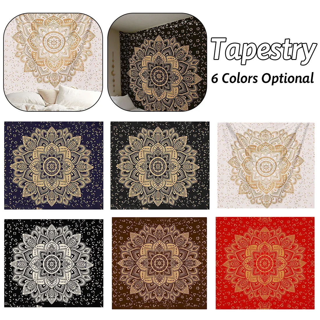 Настенный Гобелен для украшения стен коврик йоги дома спальни бесплатная