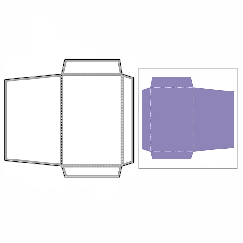 

Новинка 2021, большой металлический вырубной штамп-конверт для скрапбукинга, бумажных поделок и открыток с наилучшими пожеланиями, тиснение, Декор, без штампов
