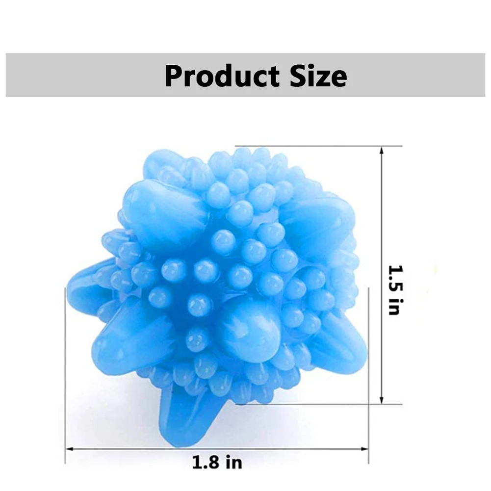 

10pcs Magic Laundry Ball Crystal Magic Decontamination Anti-winding Bra Underwear Washing Ball Starfish Shape Cleaning Tools