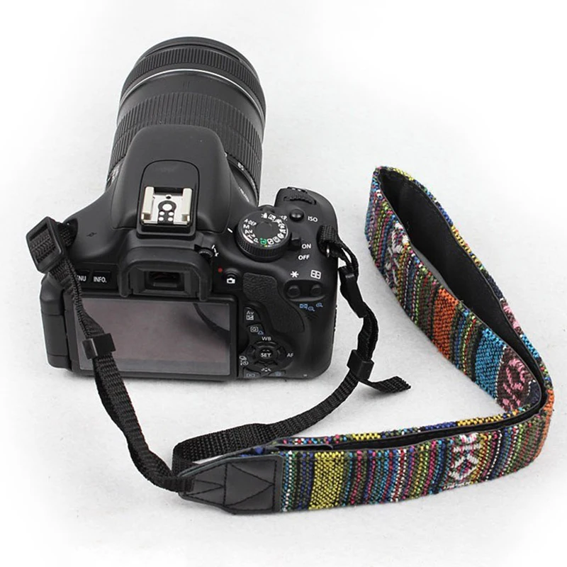 Универсальный Регулируемый кожаный ремень для камеры Sony/ Nikon SLR Камера s