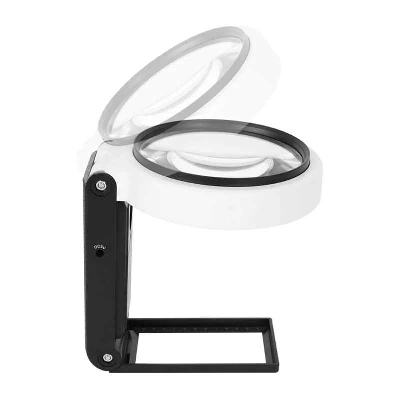 

nifying Glass with Light, 3.5X 25X nification with LED Illuminated, Handheld or Stand nifying Glass