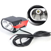 36 60v electric mountain bicycle headlight ebike front light spotlight with horn electric bicycle front light cycling accessorie