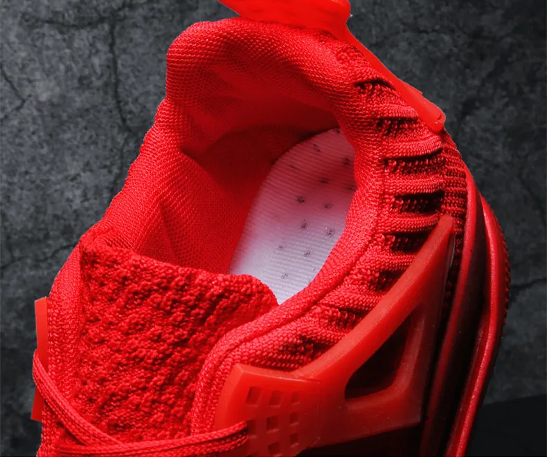 Мужские кроссовки удобные дышащие Flyknit мужские кроссовки прогулочные весенние zapatillas hombre спортивные туфли для мужчин Нескользящие