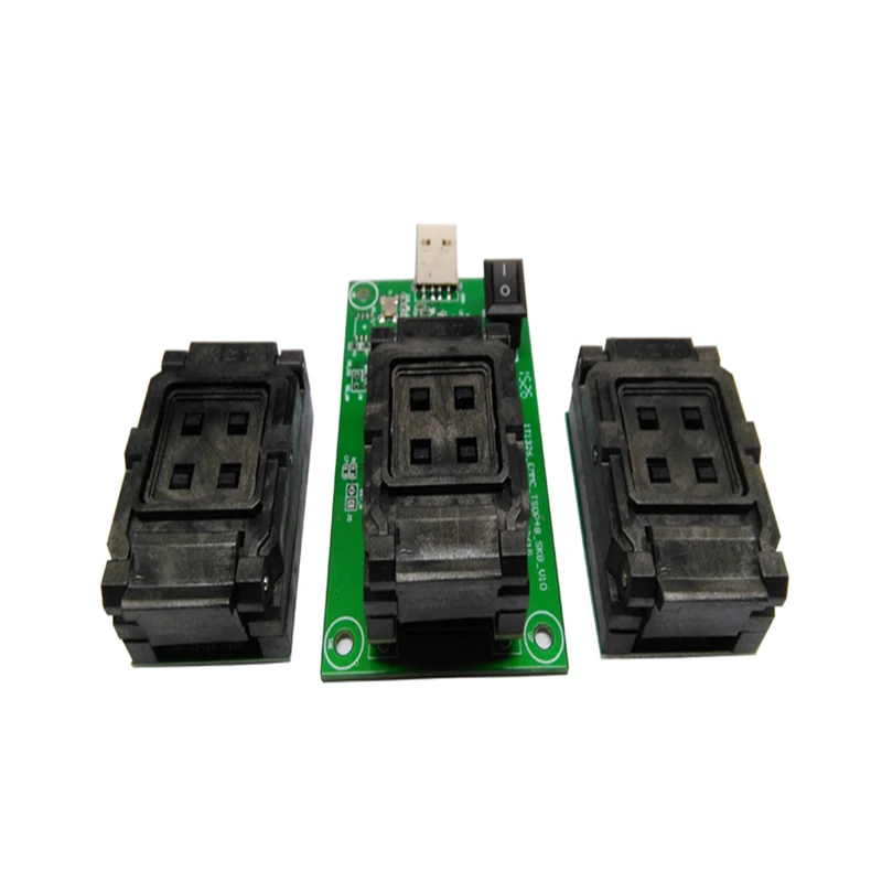 ANDK BGA153/169 BGA162/186 BGA221 EMMC EMCP тестовая розетка 3 в 1 с интерфейсом USB для адаптера