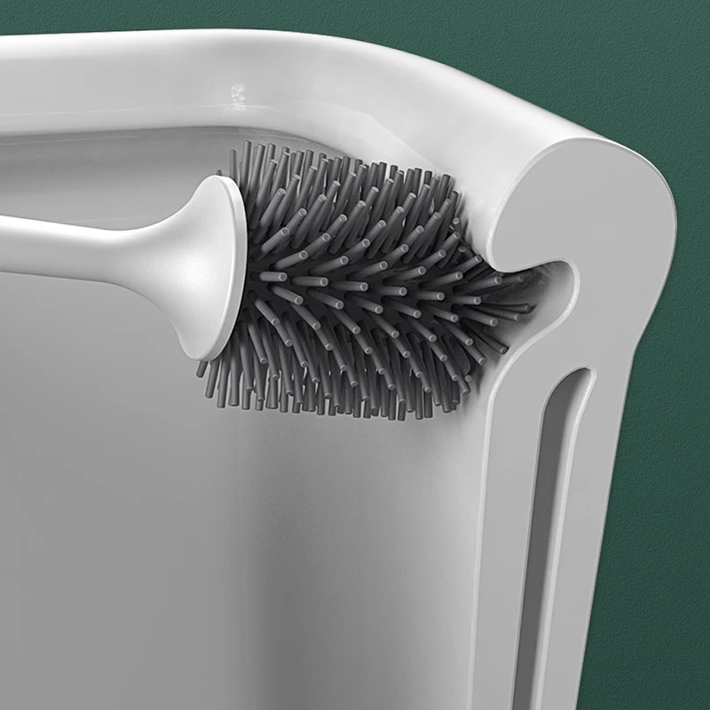 Силиконовая щетка для унитаза AHAWILL из термопластичной резины инструмент