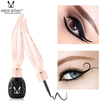 miss rose quick drying thin liquid eyeliner makeup not easy to faint and durable waterproof feather cosmetic eyeliner pen