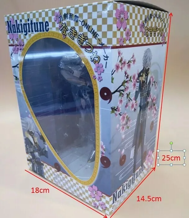 

Anime Game Touken Ranbu Online OR Nakigitsune 1/8 Pre-painted PVC Action Figure Collection Model Toys Doll Free Shipping 23cm