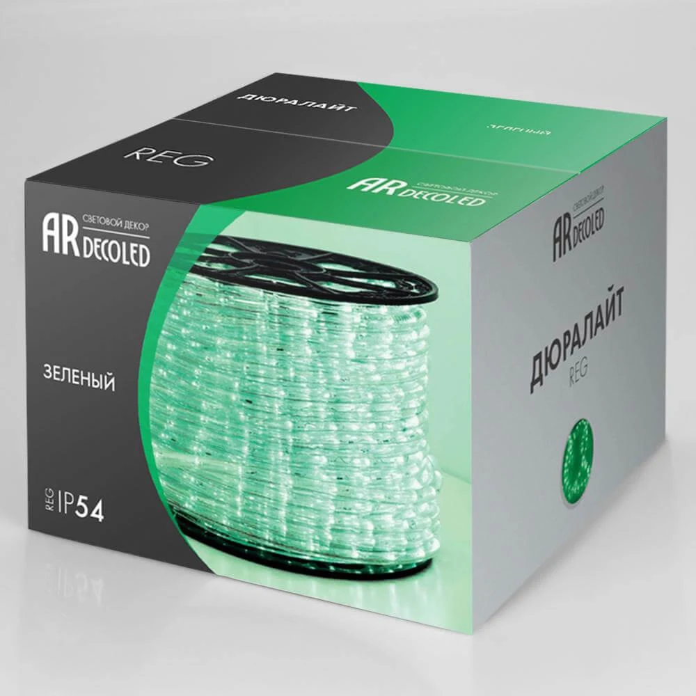 Дюралайт Ardecoled 1.6W/m 36LED/m ARD-REG-STD 024612 зеленый 100M с постоянным свечением - купить по