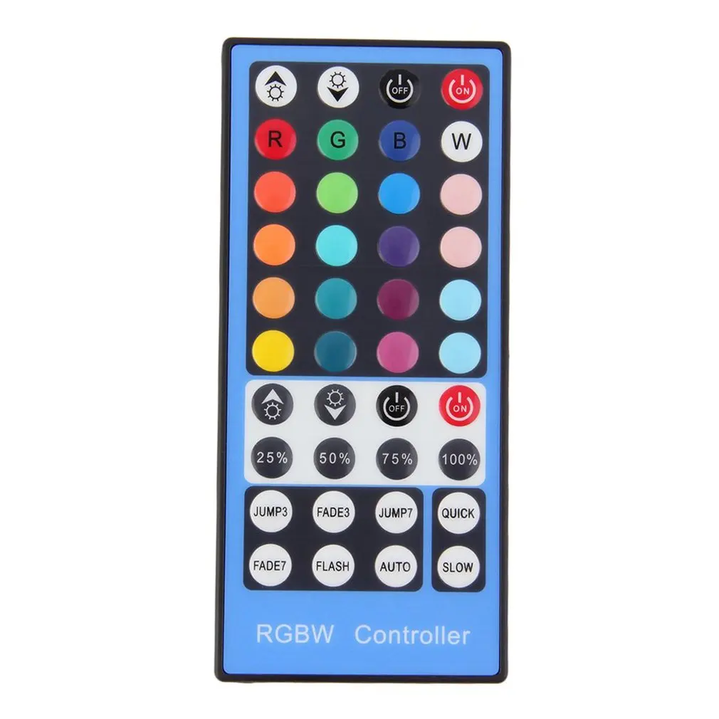

2.4G IR 4Channels DC12-24V 40-key LED RGBW Remote Controller With touch screen remote For RGBW LED Strip Light