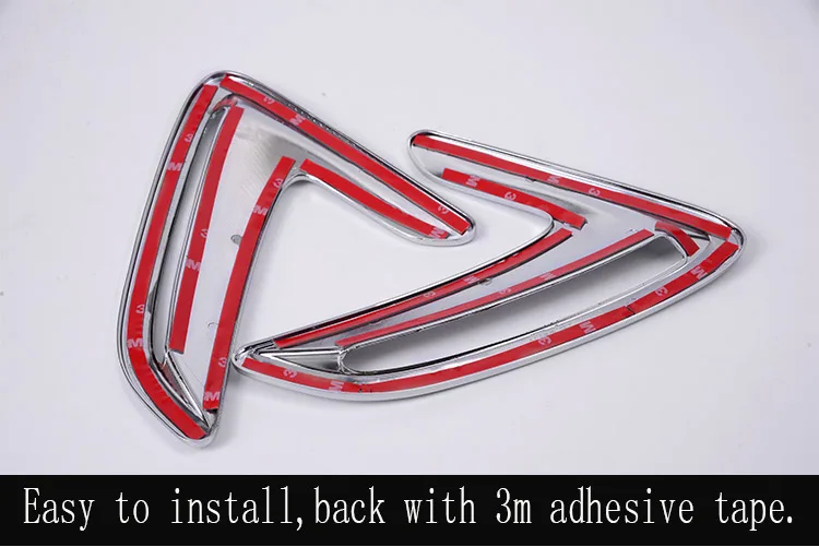 АБС-пластик хромированные 3D наклейки Боковая Крышка вентиляционного отверстия