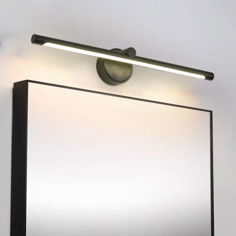 

Jmzm Long Strip LED Mirror Front Light Modern Minimalist Dressing Table Wall Lamp Bathroom Toilet Restroom Vanity Mirror Light