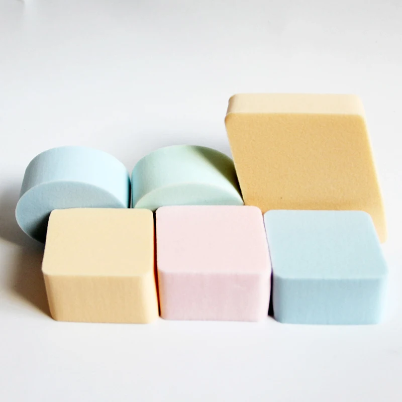 6 шт./компл. губка аппликатор для нанесения пудры на лицо случайного цвета