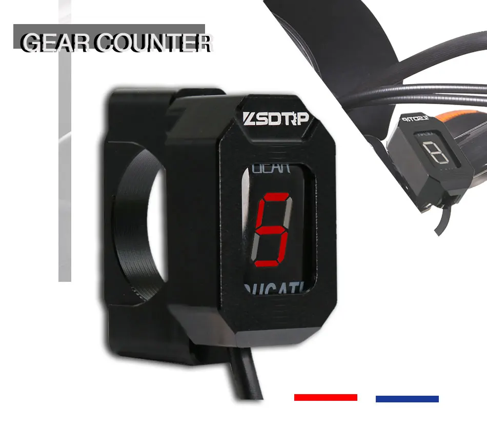 Alconstar-speed gear дисплей Indicator1-6 уровень для Ducati Кафе racer Monster 696 796 скремблер 400 Ecu штекер крепление с кронштейном