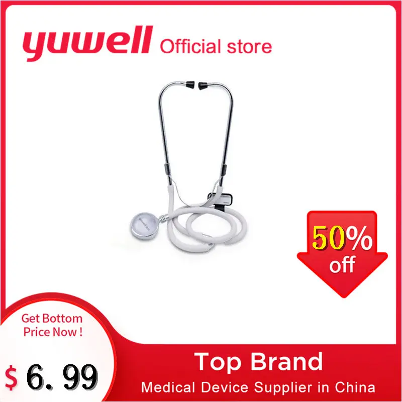Профессиональный медицинский стетоскоп Yuwell, стетоскоп, детектор фетальной кардиологии, стетоскопы кровяного давления, медицинское оборудование