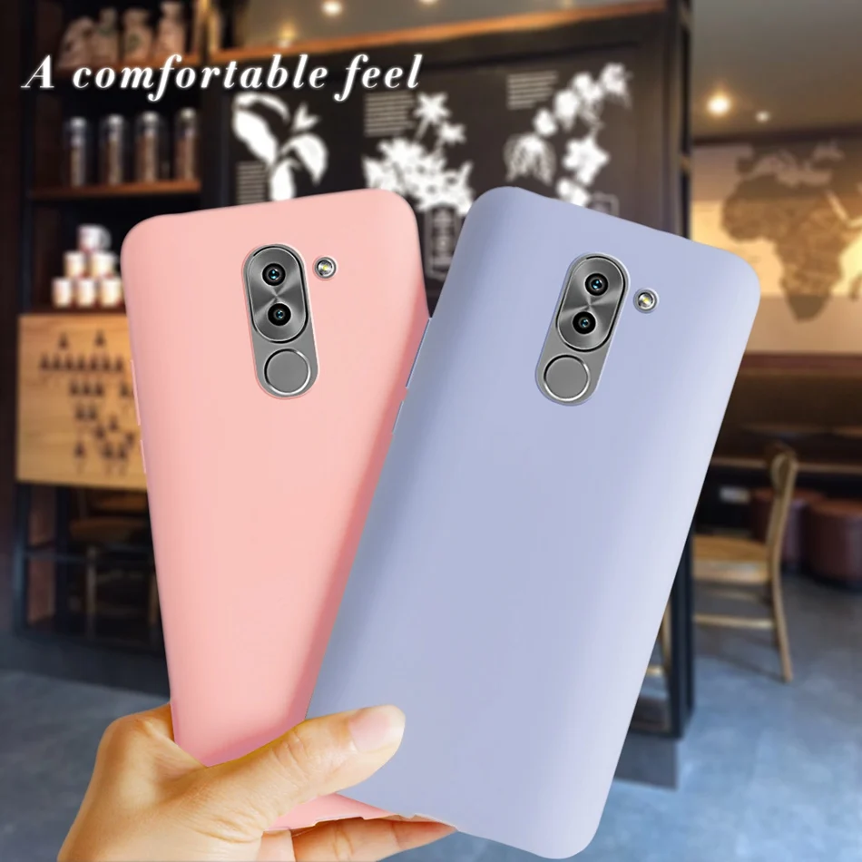 Мягкий силиконовый чехол для Huawei Mate 9 Lite Honor 6X телефона чехол-накладка