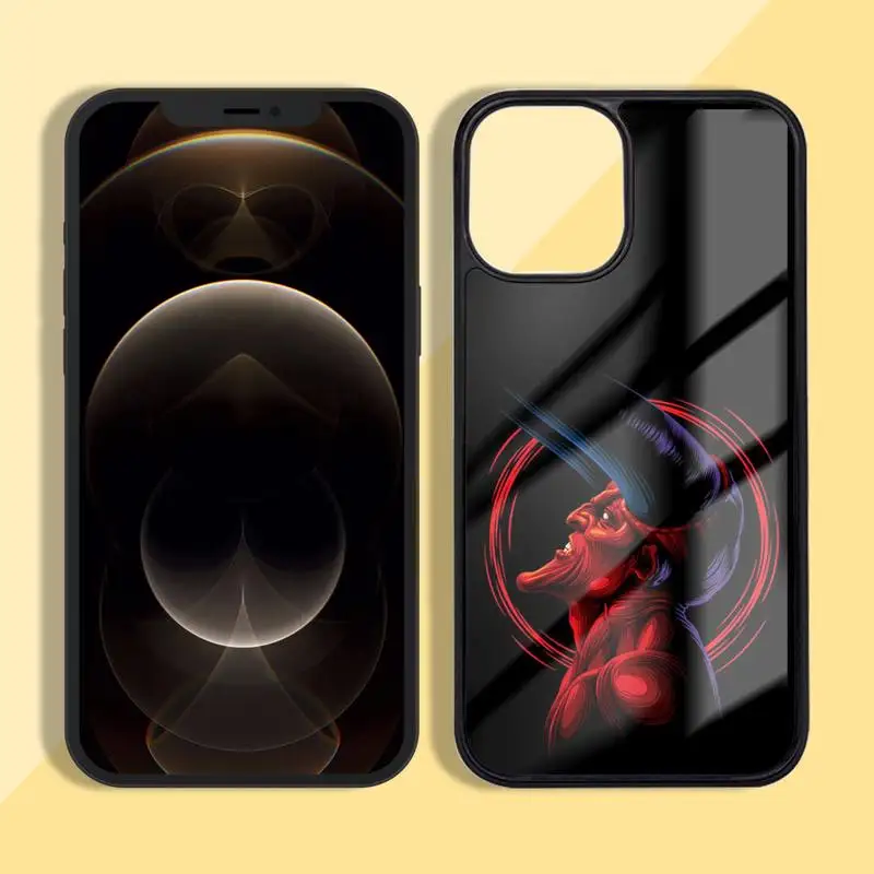 

Devil Satan New Fun Phone Case Silicone TPU+PC For iPhone 11 12 mini Pro MAX 6 7 8 Plus X XR XS