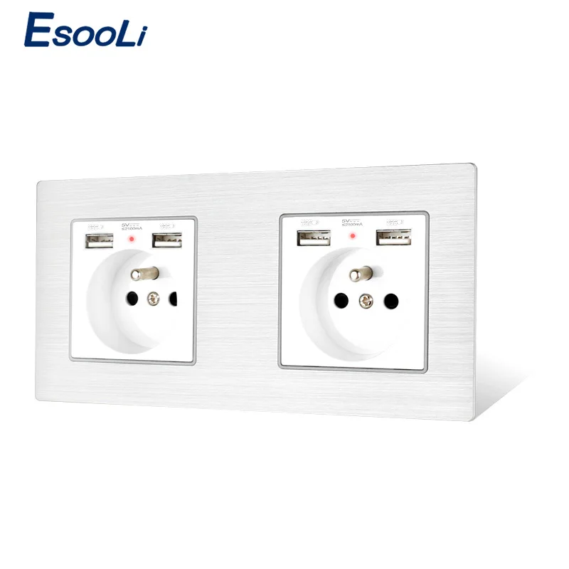 Esooli французский стандарт черная алюминиевая металлическая панель настенная