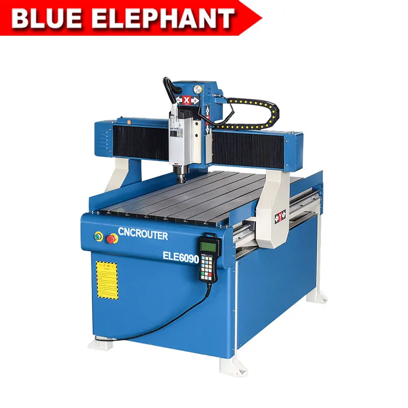 Фото Мини деревообрабатывающий фрезерный станок с ЧПУ синий слон 600X900 1 5 кВт/2 2 кВт/3