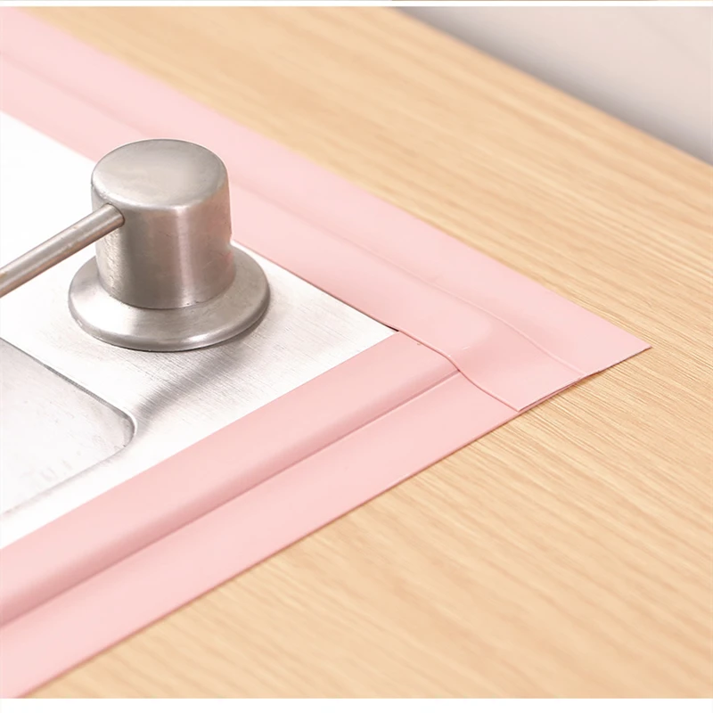 

Bathroom Shower Sink Bath Sealing Strip Tape White PVC Self adhesive Waterproof Wall Sticker for Bathroom Kitchen Mould Proof