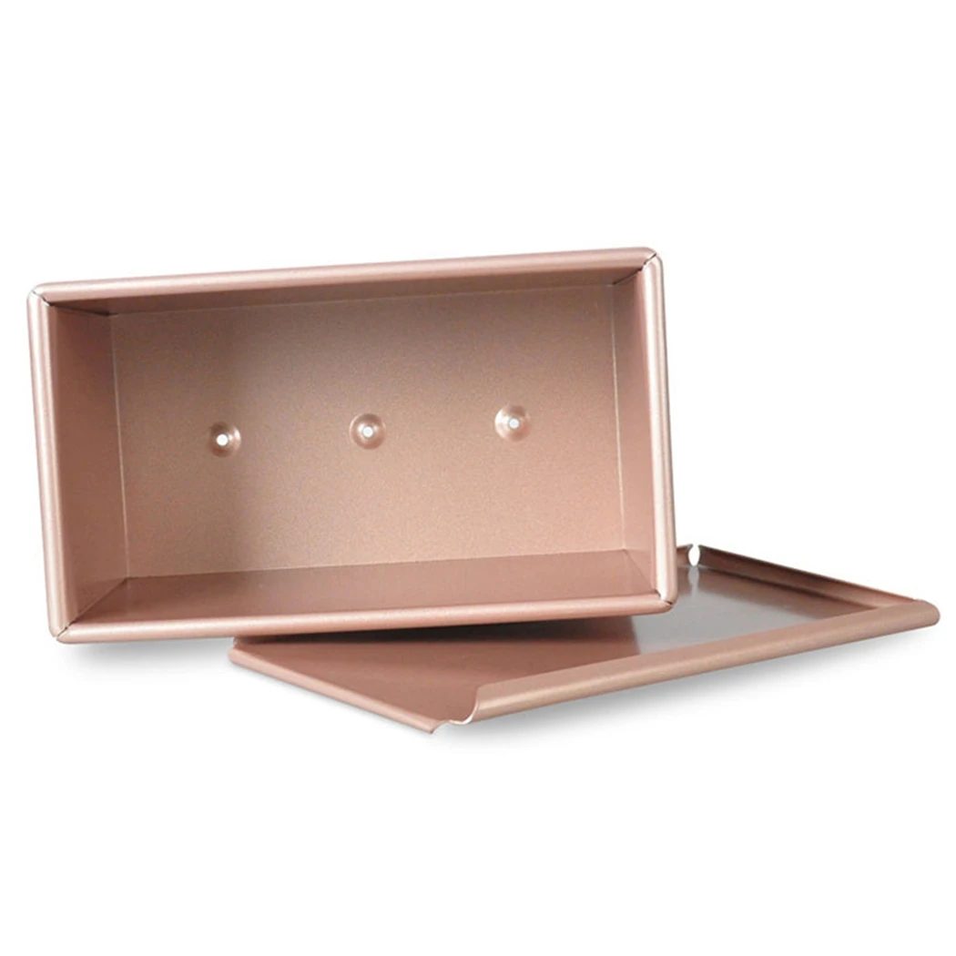 

1pc Loaf Pan Non-Stick Aluminum Alloy Thickened Bread Baking Pan Toast Box With Lid For Cocina DIY Baking Bakeware Tools