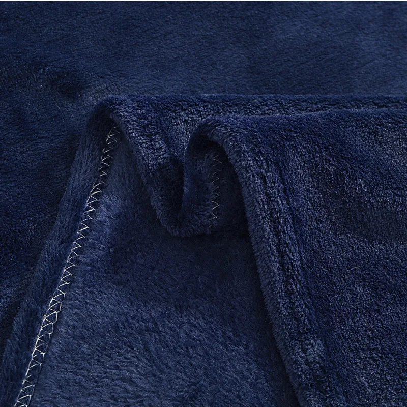 Фланелевое Одеяло однотонное мягкое Коралловое одеяло машинная стирка простыня
