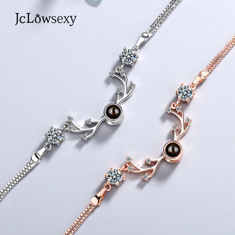 Jclowsexy 2019 Новые корейские модные посеребренные браслеты и обручи с цирконом