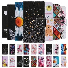 Y9 Prime 2019 Phone Case For Huawei P Smart Z 2020 Case Cartoon Animal Flower Magnetic Flip Cover on for Huawei P Smart Pro Casa